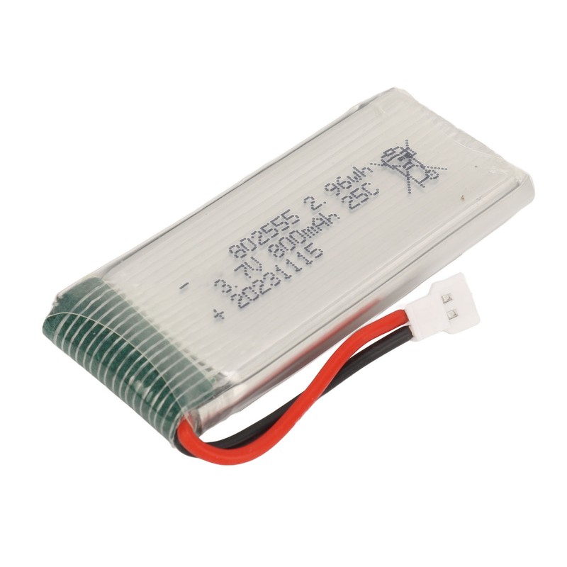 3.7V 800mAh LiPo Battery 25C Rate RC Model Airplane Lithium