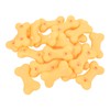 20pcs Rubber Dog Squeaky Bone Toy Teeth Cleaning Dog Bone