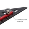 Smgda Triangular Ruler, For Woodworking, Aluminum Alloy Triangle, Woodworking Triangle,
