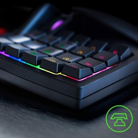 Razer Tartarus V2 - Gaming Keypad - Gamepad with mecha-membrane buttons numpad size (32 programmable buttons, 8-way thumbpad, palm rest, hypershift, RGB lighting) Black