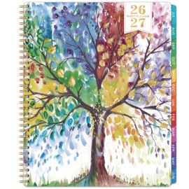 Daily Planner 2026-2027 - Appointment Book 2026-2027, 9'' x 11'', Jul.2026 - Jun.2027 Appointment Planner with Coated Inner Tabs