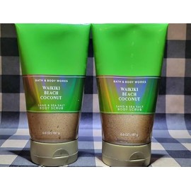 2 Waikiki Beach Coconut Sand & SEA Salt Body Scrub 6.6 Oz Bath Body