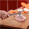 Meat Tenderizer Hammer, Stainless Steel Meat Mallet Kitchen Tool, Double