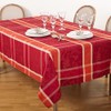 SARO LIFESTYLE Plaid Design Autumn Fall Season Tablecloth, 70" x