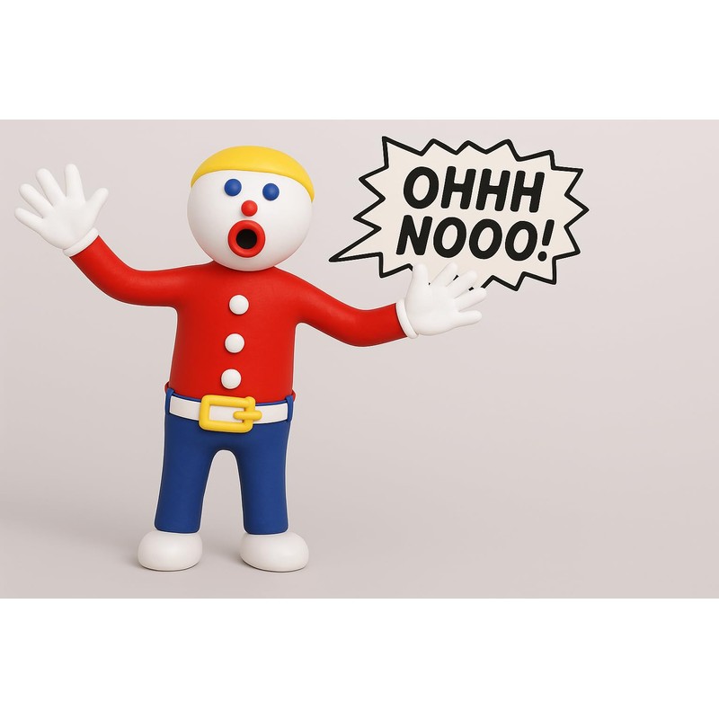 NJ Croce 5.75" Mr. Bill Poseable Figure, Classic Saturday Night