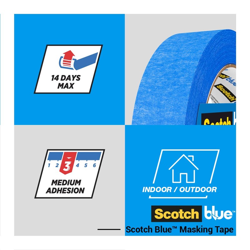 ScotchBlue Multi-Surface Masking Tape 48 mm x 55 m 3