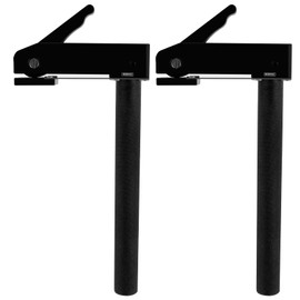 2Pack Bench Dog Clamps, Aluminum Alloy Bench Dog Hold Down Clamp 3 Levels Adjustable Workbench Quick Clamps Fit Tall Work-Piece Quick Fix & Release(20mm Hole)