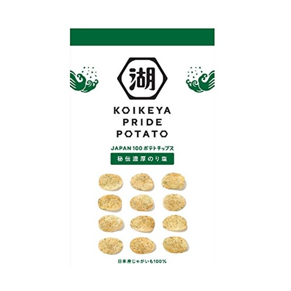 KOIKE-YA Koikeya PRIDE potato secret thick seaweed salt 63g x12 pieces