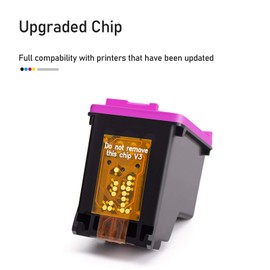 63XL Ink Cartridges Replacement for HP 63XL Ink Works with HP OfficeJet 3830 4650 4655 5255 5258 5200 3833Envy 4520 4512 Printer (1 Black,1 Tri-Color)