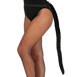 shoperama Schwarzer biegsamer Schwanz für Katze 80 cm Kostüm-Zubehör Cat Mietze gestiefelter Kater Plüsch Langer