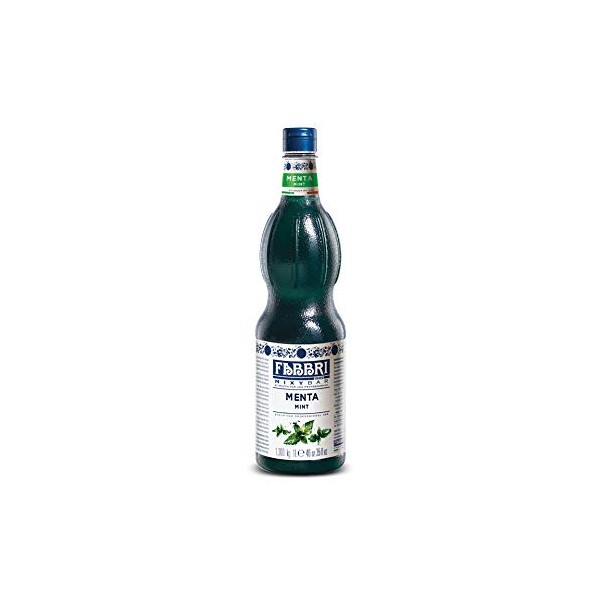 Fabbri Flavoring Syrup, Mint, Made in Italy, 33.8 Ounce (1 Liter)…
