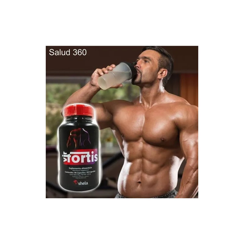 Vir Fortis Suplemento Para Aumentar Masa Muscular C/90 Cap Sabor