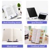 Lemical Desktop Sturdy Bookstand for Cookbook Adjustable Book Holder Reading