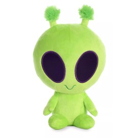 Aurora Glow in the Dark Plush Alien Toy Figure Soft Bean Pellets Collectible 6 Inches