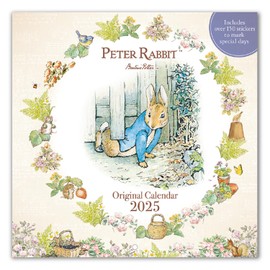 Gakken Staefl 2025 Calendar, Peter Rabbit Wall Hanging, AM15033, Begins January 2025