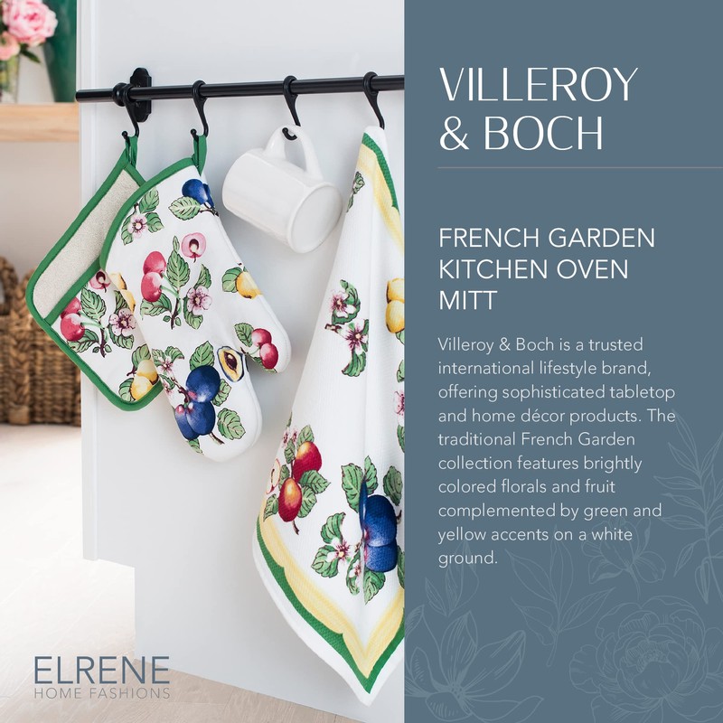 Villeroy & Boch French Garden Oven Mitt, Single Oven Mitt,