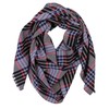 Rotfuchs Men's Cotton Scarf Checked Black Blue Red Summer Scarf,