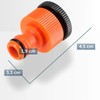 KADAX Plastic ABS Tap Connector Manifold Hose Connector Faucet Connector