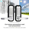 New Upgrade Double Sided Keypad Door Lock with Adjustable Deadlatch