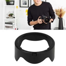 Reversible Lens Hood Shade for Canon RF24-105mm F4 L is USM Lens, Bayonet Lens Shade Replacement EW-83N Lens Hood, Black