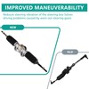DRIVE UP Golf Cart Steering Gear Box Assembly, Club Car