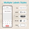 Binkuci P1 Label Maker Machine, Mini Bluetooth Label Printer, Phone