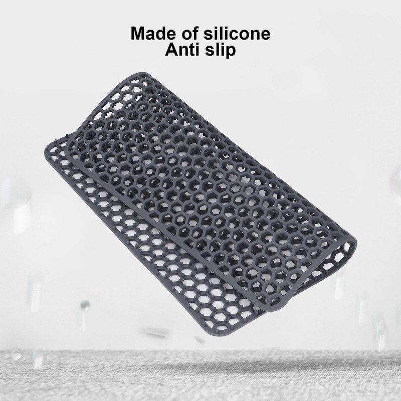 Sink Mat Silicone Durable Grid Design Anti Slip Sink Protection