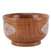 Bowl Sour Jujuba Wood Handmade Anti Scald Classic Rice Bowl