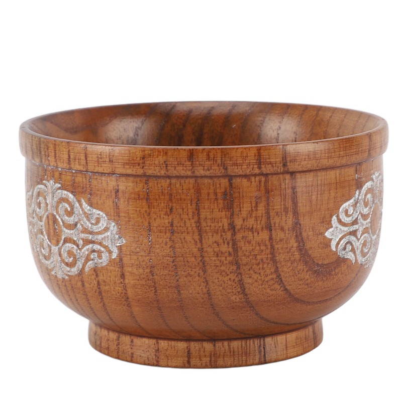 Bowl Sour Jujuba Wood Handmade Anti Scald Classic Rice Bowl