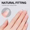 AILLSA Short Coffin Nail Tips - 240 Pcs Upgraded Matte