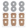 12 Pack Replacement Parts Dust Bags Mop Pads for Roomba