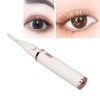 Heated Eyelash Curlers Micro USB Rechargeable Dual Brush Head Intelligent