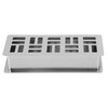 Stainless Steel Toothpick Holder Hollowed Out Rust Prevention Rectangle Toothpick
