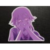 Yuno Gasai Future Diary Yandere Eyes Glossy Sticker Anime Waterproof!