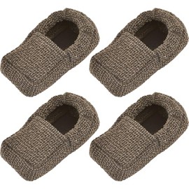 NOVA Walker Glide Ski Covers 2 Pairs - Durable, Protective Fabric Covers, Indoor Use to Protect Floors, Universal Fit, Easy On and Off, Glide Ski Slippers