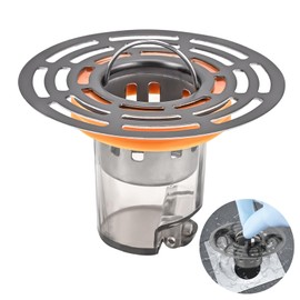 Dachiy Odour Trap Floor Drain, Strainer for Sink, Odour Trap, Floor Drain Core with Filter, Deodorisation, Backflow Prevention, Suitable for Balconies, Bathrooms, Kitchens