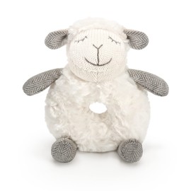 Mousehouse Gifts Adorable, Super Soft Animal Baby Rattle for New-Borns/Toddlers (Sheep)