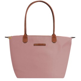 Waterproof Nylon Tote bag for Women Lightweight Designer Handbag with Zipper Stylish and Durable Purse