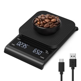 Coffee Scale with Timer and Digital Display