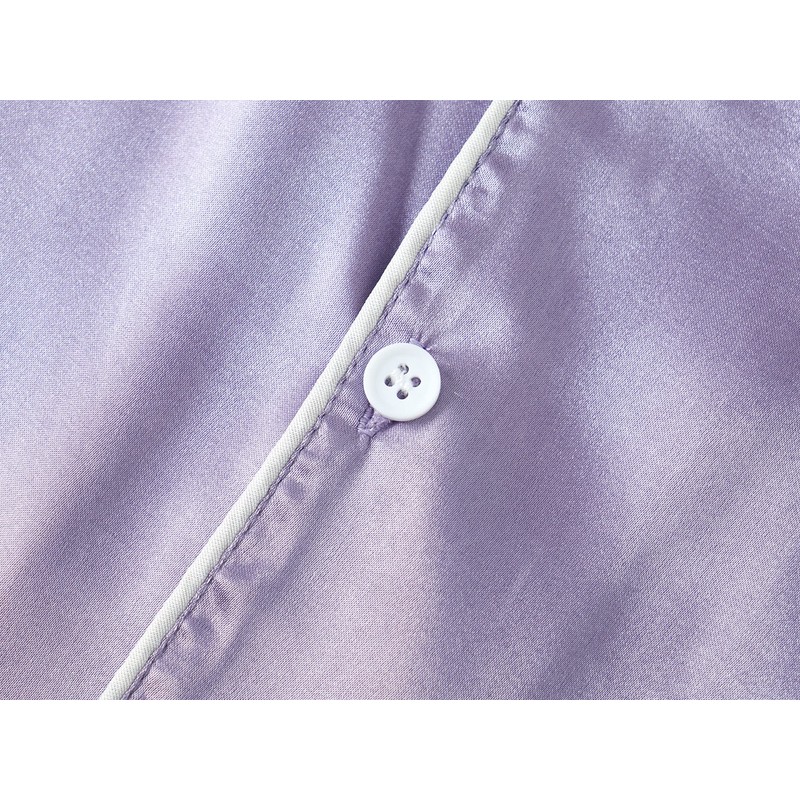 Pijama de satén para niñas, estilo abrigo, unicornio y gato,