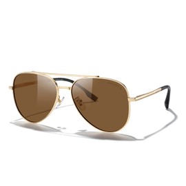MERRY'S Classic Mirrored Aviator Sunglasses for Men Women Polarized Driving Fishing Mens Sunglasses
