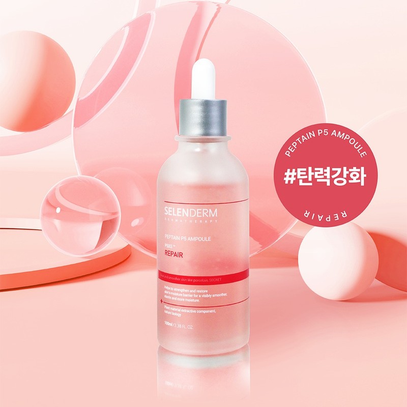 Partner company Selendum peptide pastel red ampoule 100ml skin barrier