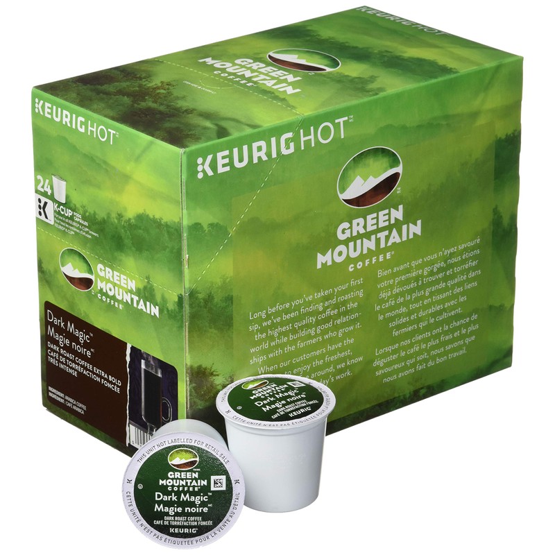 Green Mountain Coffee Dark Magic single serve K-Cup pods for