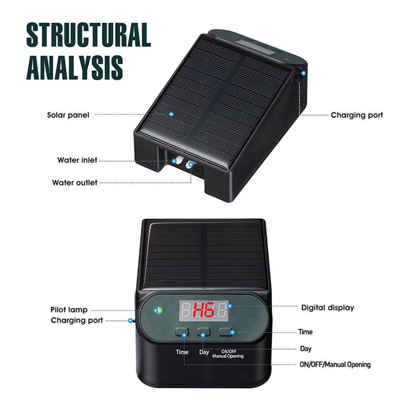 Solar Irrigation System Outdoor Potted Plants Automic Drip Kit Automatic