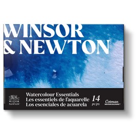 Winsor & Newton Cotman Watercolour Paint, Set of 10 x 5ml Tubes (includes 2 Brushes, Pad, Palette)