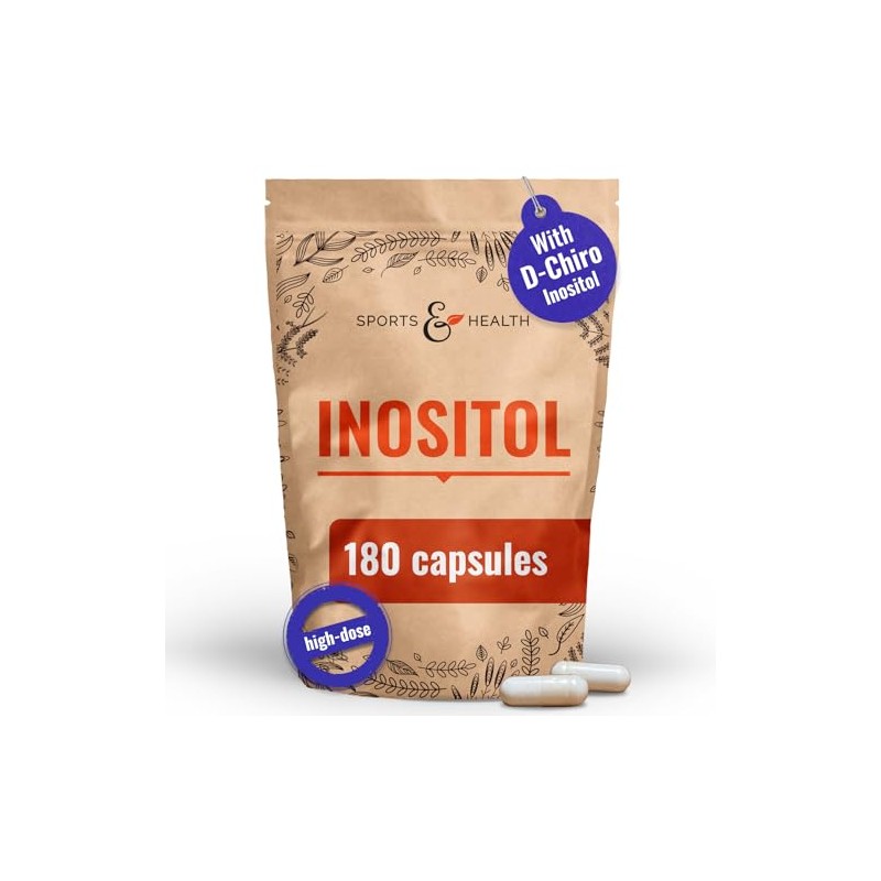 180 Capsules Inositol Complex - Myo-Inositol D Chiro Inositol 4000mg