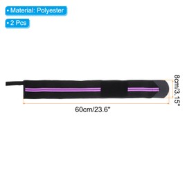 PATIKIL Wrist Brace, 2 Pcs Lifting Wrist Wraps Wrist Brace for Tunnel Gym Straps for Men Women Weightlifting Powerlifting, Purple