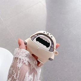 LVANLLF Cool Silicone Hoodies Shark Cartoon Animals Headphone Case Compatible with Airpods 3rd Generation 2021 Airpods 3 Bear Headphones Funny Cover for Boys Girls Teenager Best Gift