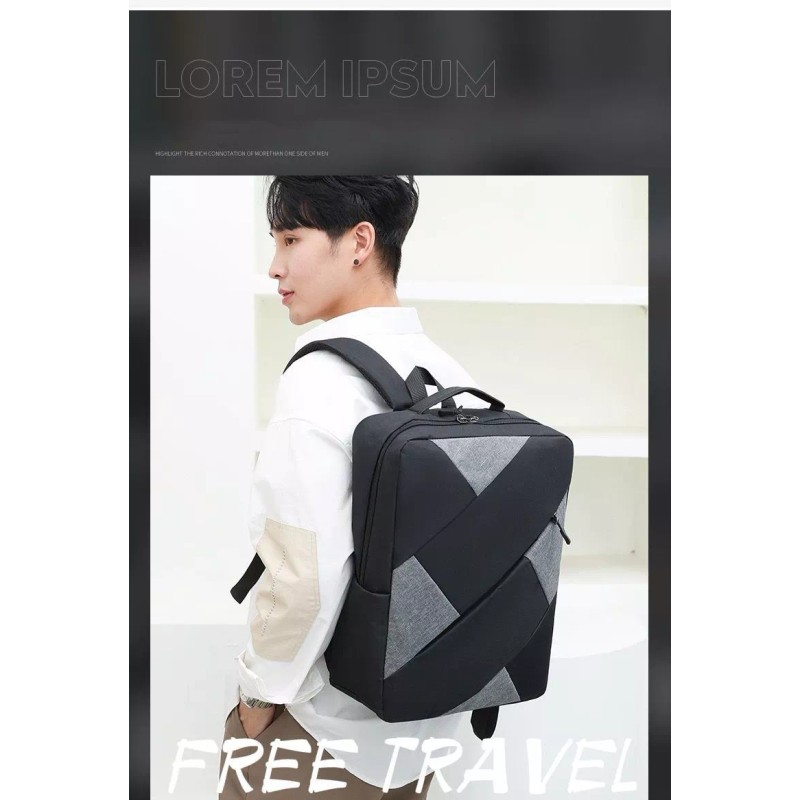 BOSSCO Mochila Antirrobo Negocio Carga Usb Escolar Laptop Casual 3p