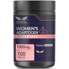 Eternal Nutrition Essentials Maca Adaptógenos Mujer 100 Cápsulas Schisandra Shatavari Reishi Ginseng Porciones 1500 Bienestar Hormonal Control